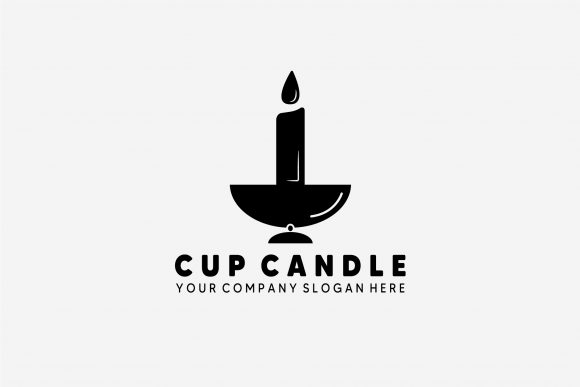 Cup Candle Light Flame Torch Dark Logo: A Powerful Graphic Design Asset for Content Creators