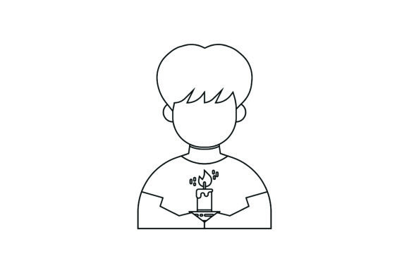 Easter Flat Illustration Candle Funny: A Graphics Freebie for Content Creators