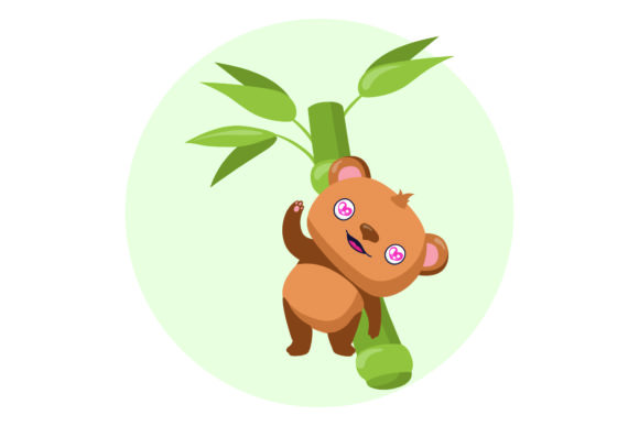 Flat Panda Illustration for Graphics and Freebies