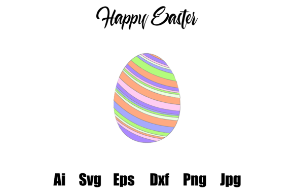Happy Easter Simple Icons Pastel Color – A Festive Graphic Freebie for Local Branding
