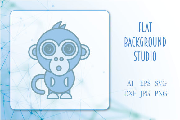 Icon Animal Monkey Blue UI Style Review for Real Embroidery Projects