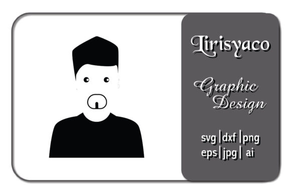 Icon Character Male Material Filled: A Versatile Graphic Design Asset for Bloggers and Publishers