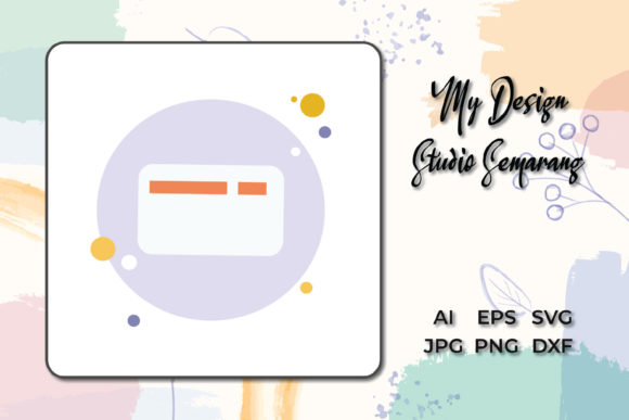 Icon Office Name Card Circle Bubble: A Versatile Graphic Design Freebie for Small Business Branding
