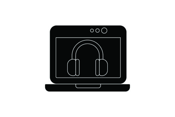 Laptop Flat Icon for Branding: A Freebie with Graphic Design Potential